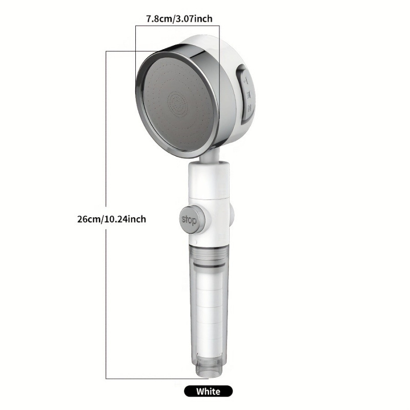 Tlaková sprchová hlavica — cezhraničný exkluzívny dodávateľ (Značka: Other; Číslo produktu: jd601099595910323)