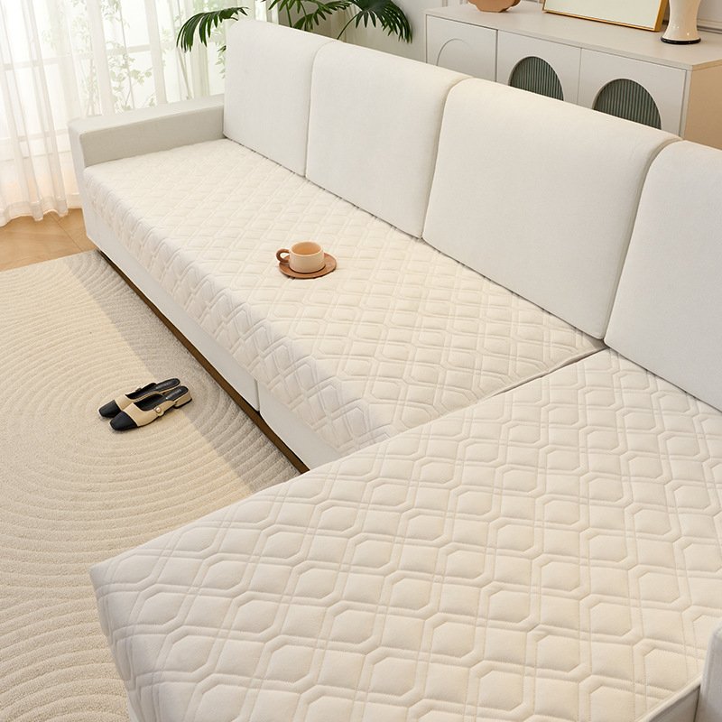 Moderna minimalistička plišana navlaka za kauč za modularne kožne sofe, protuklizna, model 2026