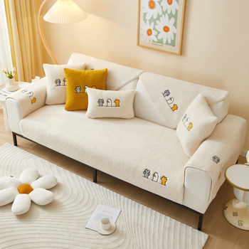 Pernă de canapea din lână de miel, potrivire universală, stil minimalist tip pernă, model personalizabil (animale amuzante)