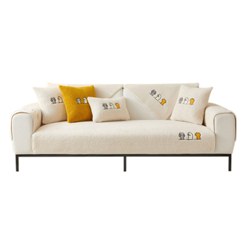 Pernă de canapea din lână de miel, potrivire universală, stil minimalist tip pernă, model personalizabil (animale amuzante)