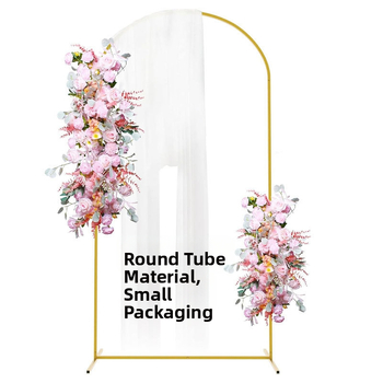 Kované železné svadobné oblúky na balóniky — kartónové balenie, prispôsobiteľné, vhodné na svadby