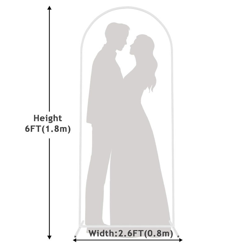 Kované železné svadobné oblúky na balóniky — kartónové balenie, prispôsobiteľné, vhodné na svadby