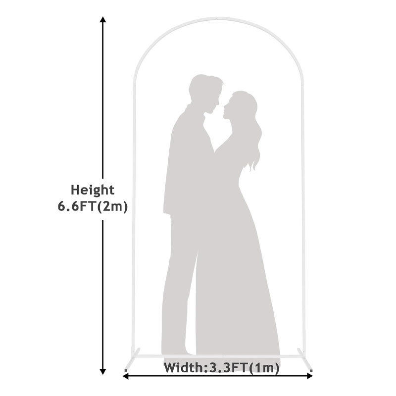 Kované železné svadobné oblúky na balóniky — kartónové balenie, prispôsobiteľné, vhodné na svadby