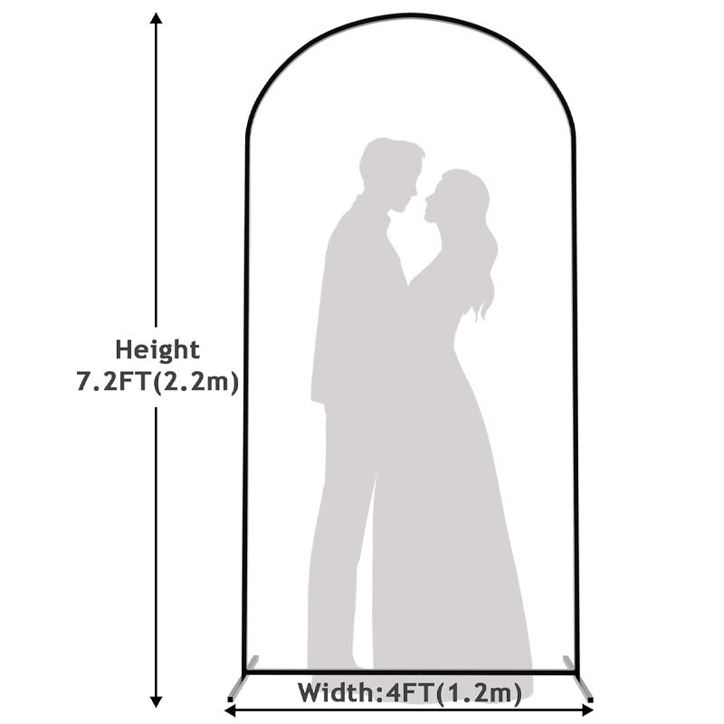 Kované železné svadobné oblúky na balóniky — kartónové balenie, prispôsobiteľné, vhodné na svadby