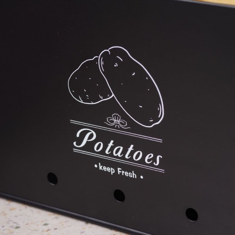 Bonai Krabička na uchovanie čerstvosti, štvorcová galvanizovaná železná nádoba na skladovanie – 4,1–5 L BN-230