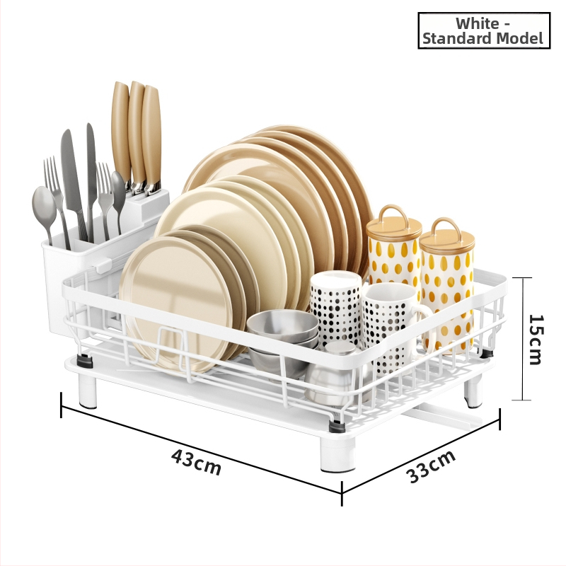 Xinshang Home Geležinis nusausinimo stovas indams – šiuolaikiškas minimalistinis virtuvės saugojimo sprendimas indams ir įrankiams