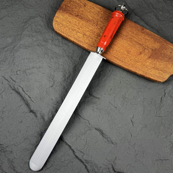 Prút na ostrovanie nožov, vysokouhlíková oceľ, ručný, pohodlný dizajn, možnosť personalizácie a tlače loga