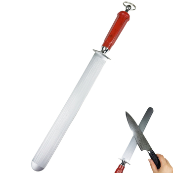 Prút na ostrovanie nožov, vysokouhlíková oceľ, ručný, pohodlný dizajn, možnosť personalizácie a tlače loga