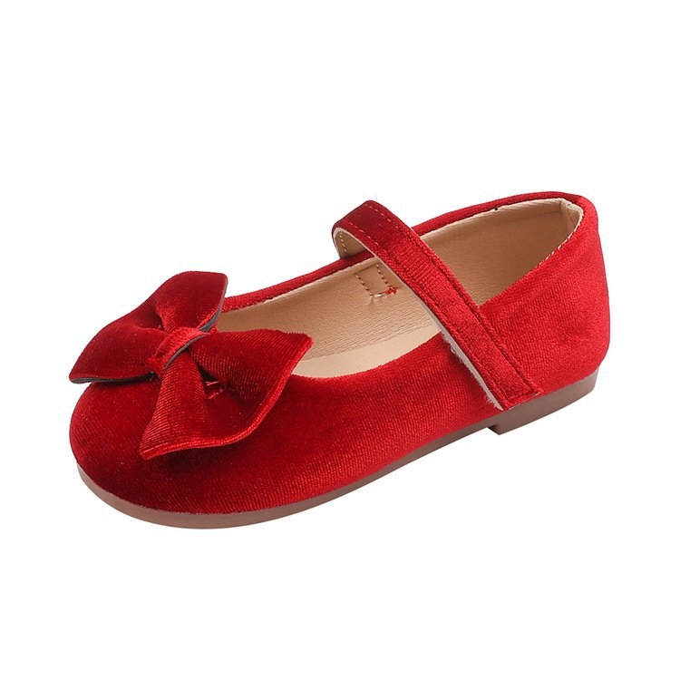 Dječje velur Mary Jane cipele, retro britanski stil, Velcro kopčanje, Ultra-fiber gornji dio, gumeni potplat, niski profil