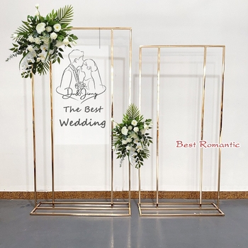 Železný rám pozadia pre vonkajšiu svadbu, odnímateľný panel pre dekoráciu a fotografovanie (Materiál: Železo; Kategória: Obrazovky; Produktová kategória: Zariadenie priestoru)