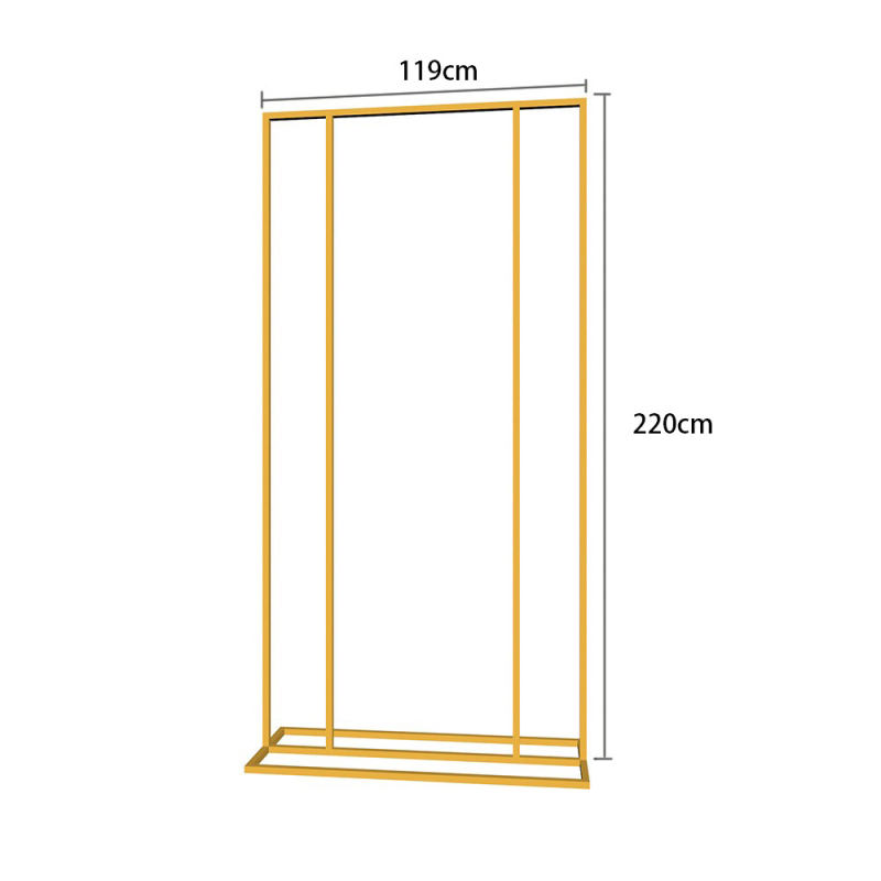 Železný rám pozadia pre vonkajšiu svadbu, odnímateľný panel pre dekoráciu a fotografovanie (Materiál: Železo; Kategória: Obrazovky; Produktová kategória: Zariadenie priestoru)
