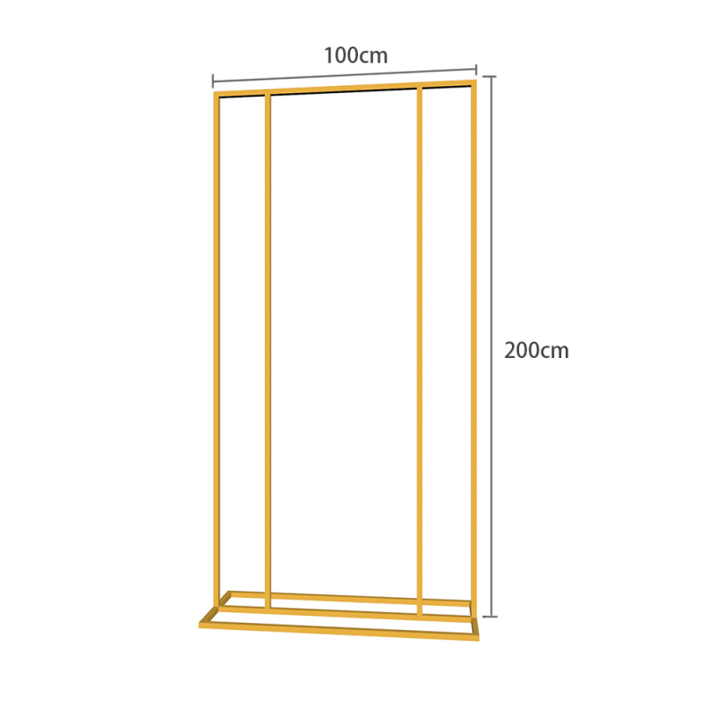 Železný rám pozadia pre vonkajšiu svadbu, odnímateľný panel pre dekoráciu a fotografovanie (Materiál: Železo; Kategória: Obrazovky; Produktová kategória: Zariadenie priestoru)