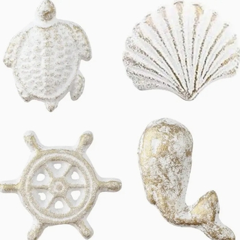 Litinová úchytka na skriňu s motívom morskej hviezdy, s jedným otvorom, moderný minimalistický štýl (Materiál: litina; Štýl: moderný minimalizmus; Motív: morská hviezda; Použitie: skrine)