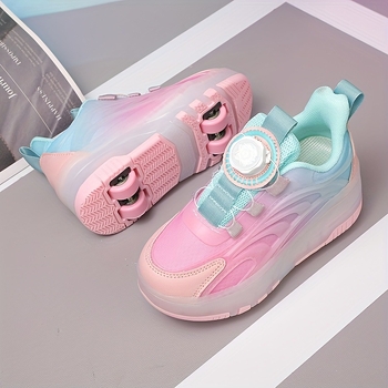 Dievčenské športové skate tenisky, priedušné, odolné voči opotrebeniu, Lyocell látka, pre deti od 8 rokov.