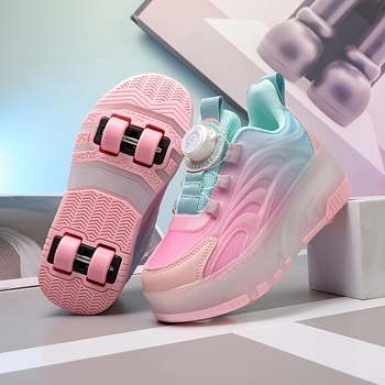 Dievčenské športové skate tenisky, priedušné, odolné voči opotrebeniu, Lyocell látka, pre deti od 8 rokov.