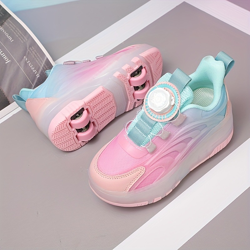 Dievčenské športové skate tenisky, priedušné, odolné voči opotrebeniu, Lyocell látka, pre deti od 8 rokov.