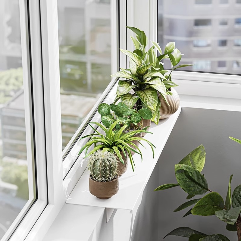 Haoli organizator magnetic pentru pervazul ferestrei – depozitare de bucătărie, montaj pe perete, fără găuri, oțel-carbon, 1 strat