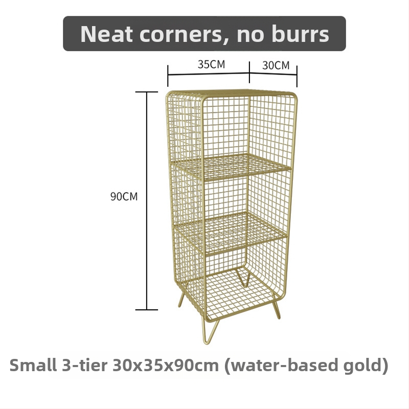 Kovový nočný stolík s mrežovým úložným priestorom pre spálňu, vrchný diel zo bridlice – multifunkčné, vyžaduje zostavenie