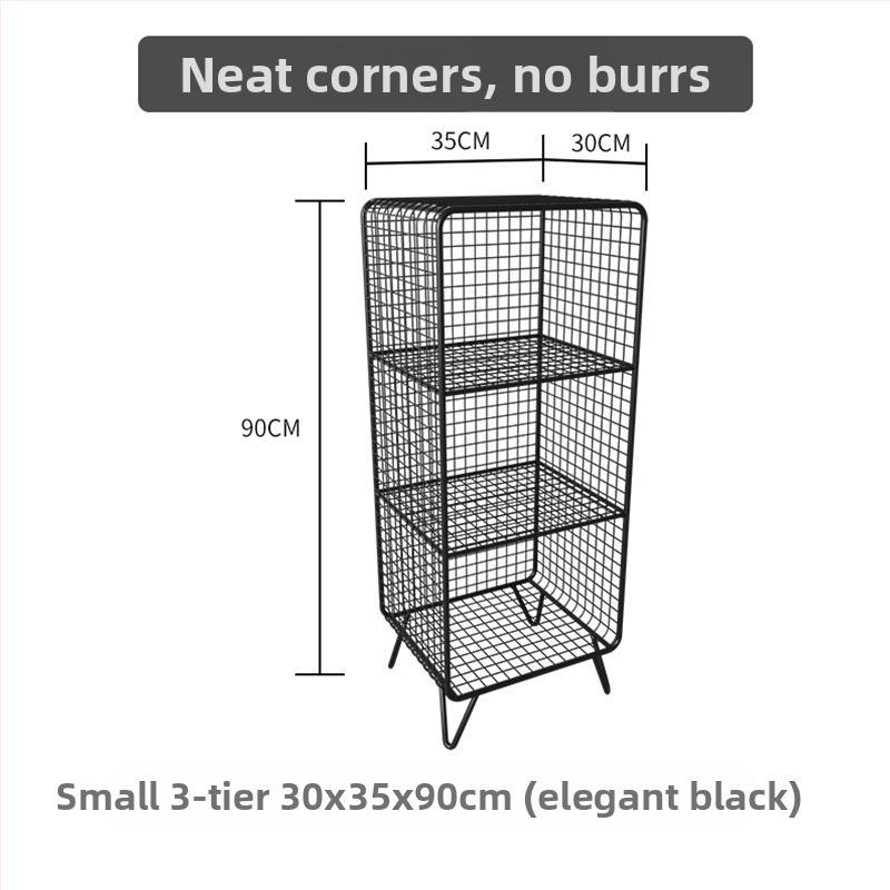 Kovový nočný stolík s mrežovým úložným priestorom pre spálňu, vrchný diel zo bridlice – multifunkčné, vyžaduje zostavenie