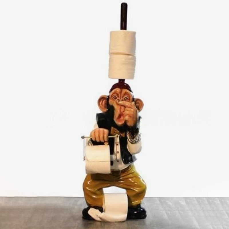 Držiak vreckoviek – pánska figúrka, karikatúrny štýl, materiál: živica a plast, kód produktu 4451544511, balenie: kartón