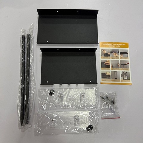 Nástěnný stojan na ručníky, dvouúrovňový, s nastavitelnou výškou, z železa, povrchová úprava vypáleným lakom