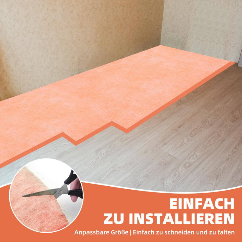 Kúpeľňová vodeodolná membránová podložka, vrstvený materiál v rolovej forme, jadro z polypropylénových vlákien