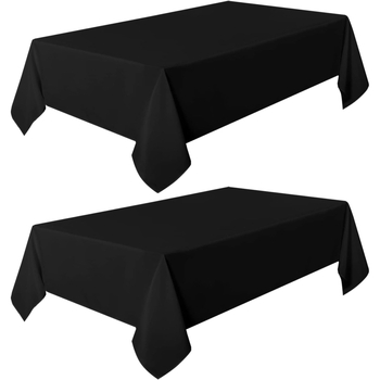 Ubrus z polyesteru; obdĺžnikový tvar; moderný minimalistický štýl; jednoliaty vzor.