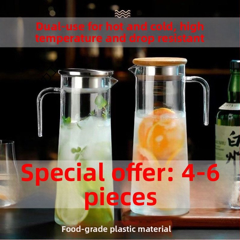 Komerčný džbán na nápoje – džúsy a studenú vodu, PC plast, vysokoteplotná odolnosť, proti pádu, pre bar a reštauráciu