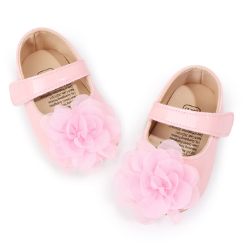 Batoľacie topánky s dizajnom princeznej, čipkované kvietky, priedušné, protisklzová podrážka, zapínanie na suchý zips, pre 6–12 mesiacov