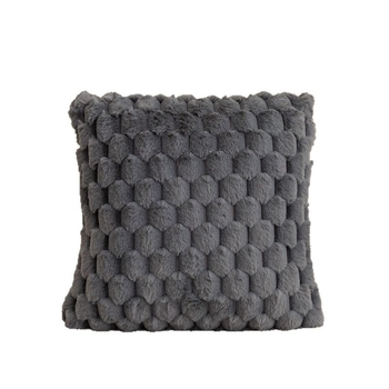 Плюшен калъф за възглавница, солиден модел, модерен минималистичен стил, декор за спалня