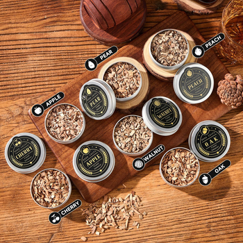 Set na fumovanie whiskey s dymovačom v tvare sudu – Sapele drevo, moderný minimalistický štýl, potlač loga, príslušenstvo pre víno, uvedenie 2025