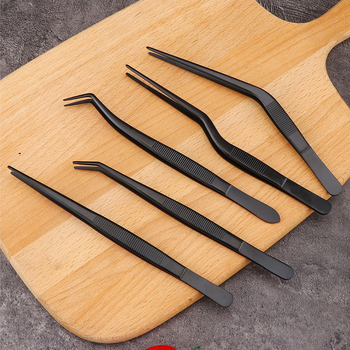 BPJ-01 Pinzeta na servírovanie jedál, 430 nerezová oceľ, Viacúčelový kuchynský nástroj, Runrui Hardware