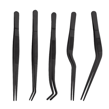 BPJ-01 Pinzeta na servírovanie jedál, 430 nerezová oceľ, Viacúčelový kuchynský nástroj, Runrui Hardware