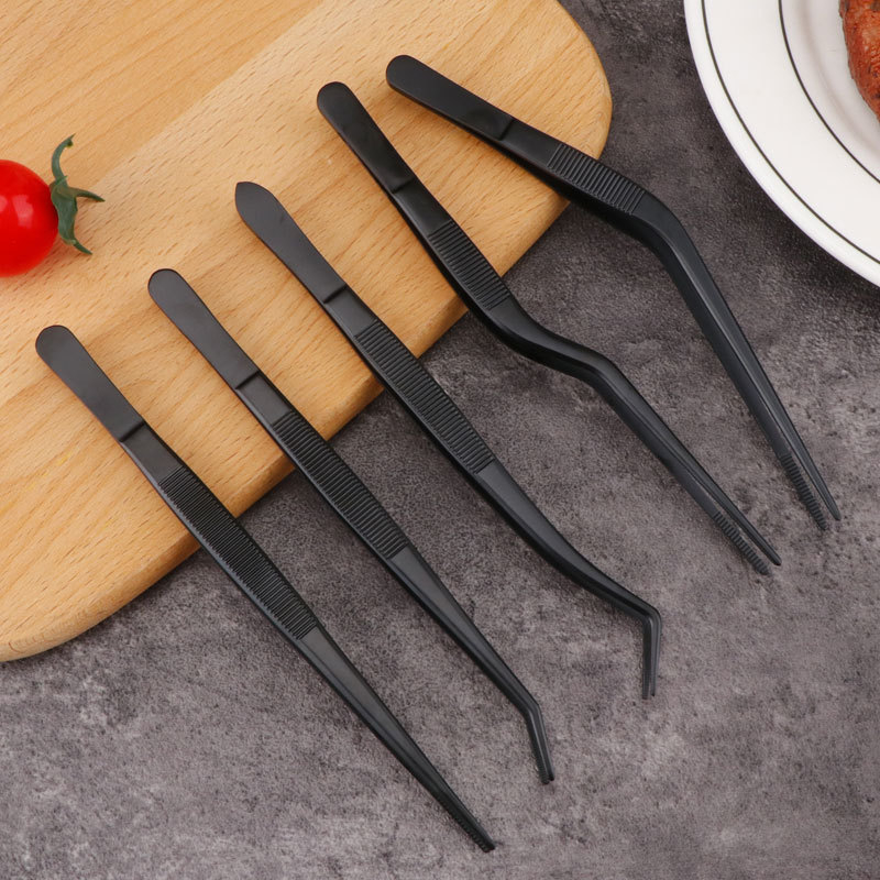 BPJ-01 Pinzeta na servírovanie jedál, 430 nerezová oceľ, Viacúčelový kuchynský nástroj, Runrui Hardware