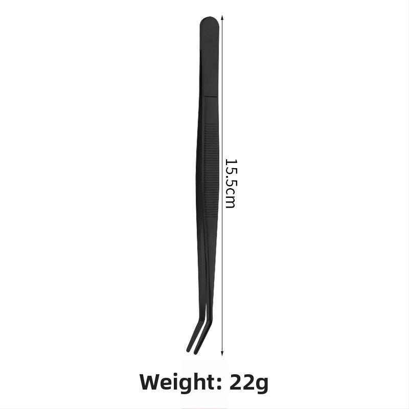 BPJ-01 Pinzeta na servírovanie jedál, 430 nerezová oceľ, Viacúčelový kuchynský nástroj, Runrui Hardware