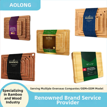 Bambusová doska na krájanie – Aolong Bamboo, antibakteriálna, odolná voči plesniam, protišmyková