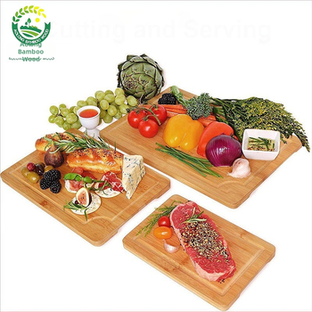 Bambusová doska na krájanie – Aolong Bamboo, antibakteriálna, odolná voči plesniam, protišmyková