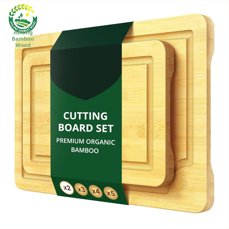 Bambusová doska na krájanie – Aolong Bamboo, antibakteriálna, odolná voči plesniam, protišmyková