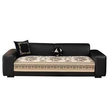 Perne pentru canapea din chenille, în formă de doilie, pentru canapele modulare, Stil Nou Chinezesc, motif abstract/plante