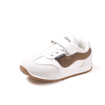 Pantofi sport pentru copii unisex — ușori, respirabili, din piele artificială cu plasă dublă, creștere înălțime, antiaderent, rezistenți la uzură, închidere cu Velcro, talpă din cauciuc (4–16 ani; sezoane: primăvară-vară-toamnă)