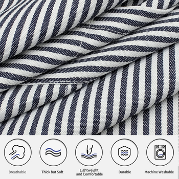 Kórejského štýlu bezruková zástera s nastaviteľným krčným popruhom a viazaním na pás, s veľkou prednou vreckou