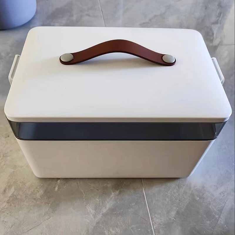 Domáce lieková škatuľa, s veľkou kapacitou, viacposchodová, prenosná, domáce prvú pomoc (Polypropylén; prenosné; viacposchodová konštrukcia; pre domáce prvú pomoc; uvedené do prevádzky v zime 2012)