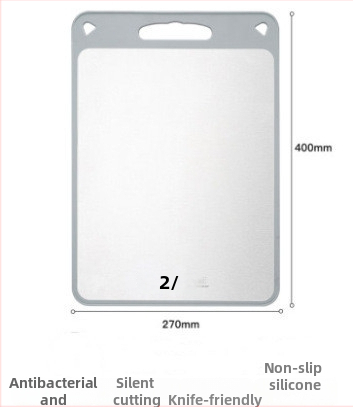 Nerezová oceľová doska na krájanie – prenášateľná, protišmyková, antibakteriálna, odolná voči plesniam, potravinárskej kvality