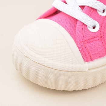Detské tenisky z plátna s elastickou páskou, nízky vrch, podrážka z TPR, pre vek 1–12 rokov