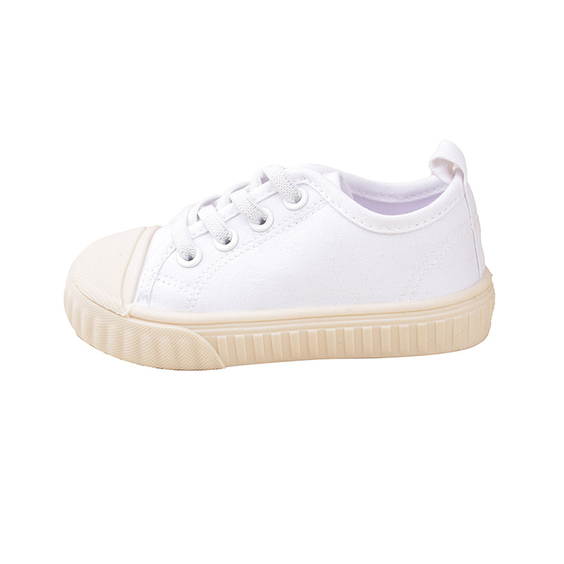 Detské tenisky z plátna s elastickou páskou, nízky vrch, podrážka z TPR, pre vek 1–12 rokov