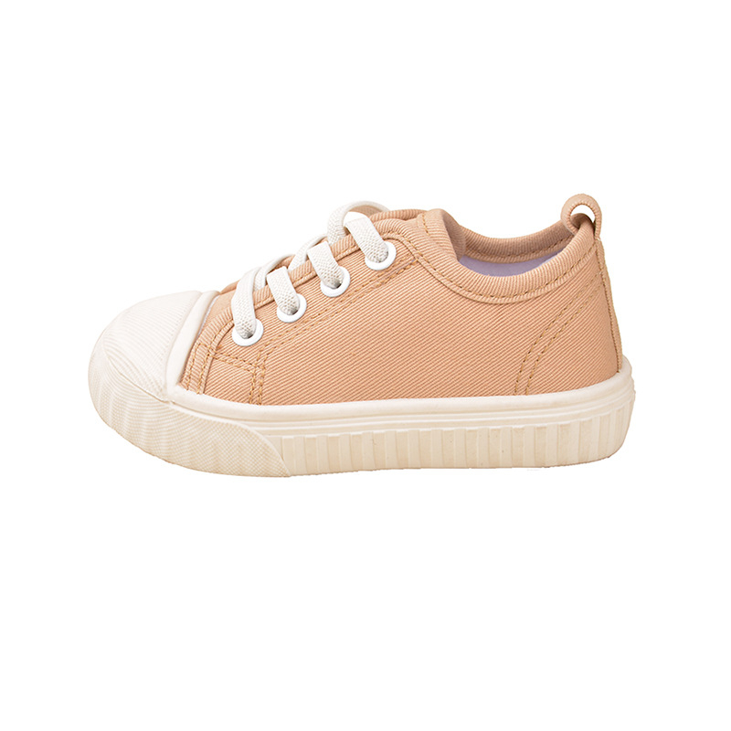 Detské tenisky z plátna s elastickou páskou, nízky vrch, podrážka z TPR, pre vek 1–12 rokov