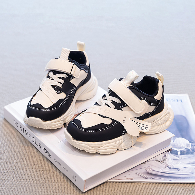 Dječje tenisice za dječake u stilu Dad Shoes, gornji dio od mikrovlakana, EVA đon, kopčanje Velcro, uzrast 4–16 godina, izlazak jeseni 2025