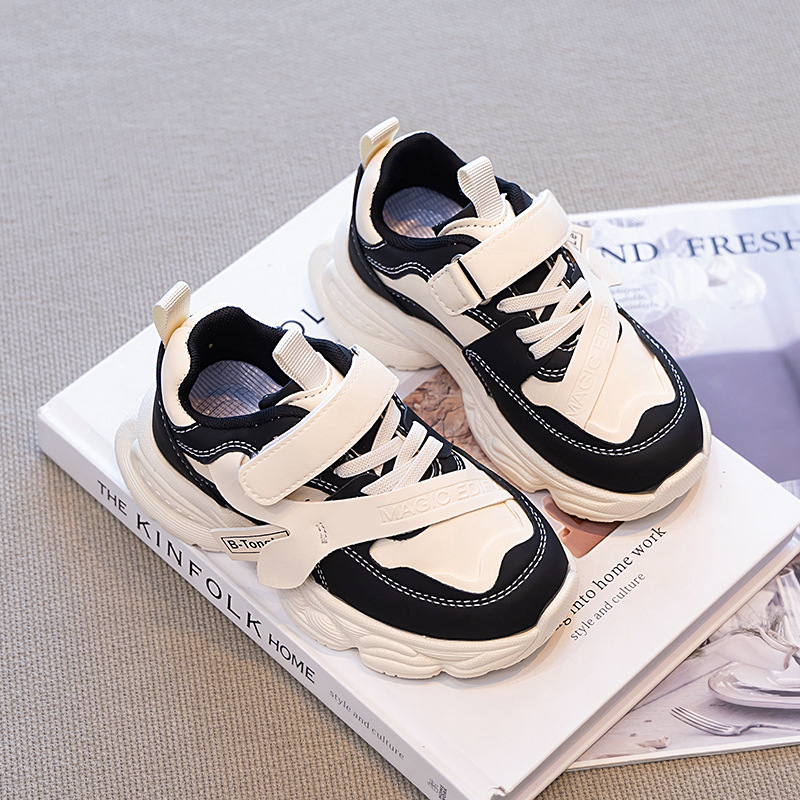 Dječje tenisice za dječake u stilu Dad Shoes, gornji dio od mikrovlakana, EVA đon, kopčanje Velcro, uzrast 4–16 godina, izlazak jeseni 2025