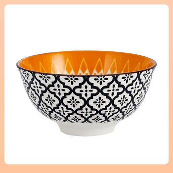 Porcelánová súprava misiek a paličiek na jedlo s vlastným logom, podglazúrované prevedenie, vhodné do mikrovlnky