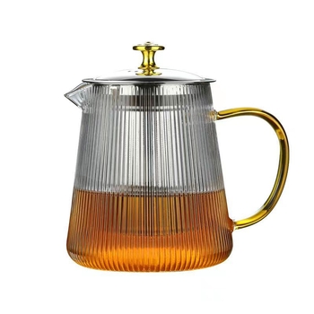 Čajník v japonskom štýle, teplovzdorné borosilikátové sklo, prispôsobiteľné logo, prvotriedna kvalita